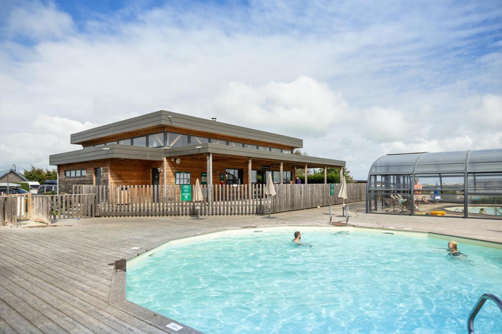 Huttopia Les Falaises - Normandie Saint-Pierre-en-Port Kültér fotó